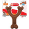 Nylabone Ergonomic Hold & Chew Wishbone Power Chew Durable Dog Toy Bison Large/Giant - Poudre Pet and Feed Supply